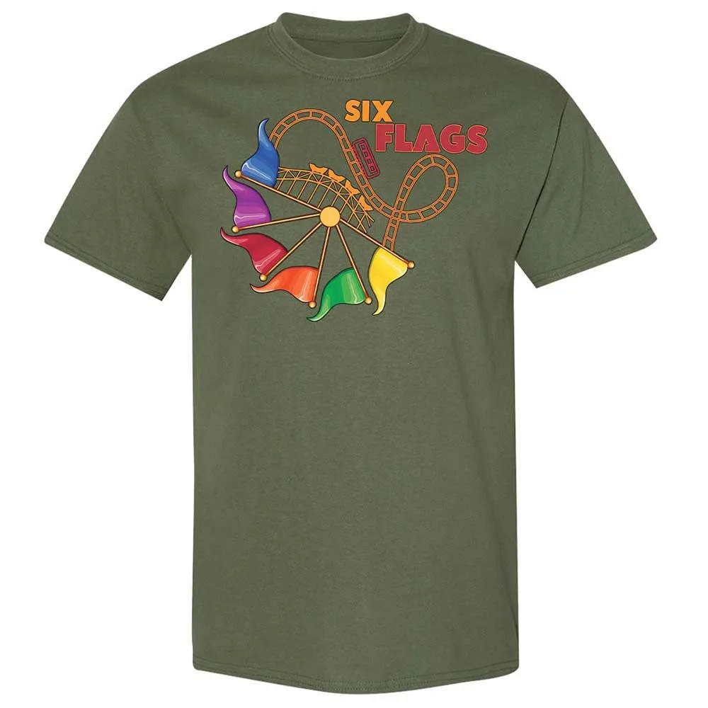 Six Flags - Military Green - 9