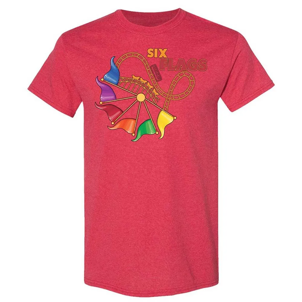 Six Flags - Heather Red - 11