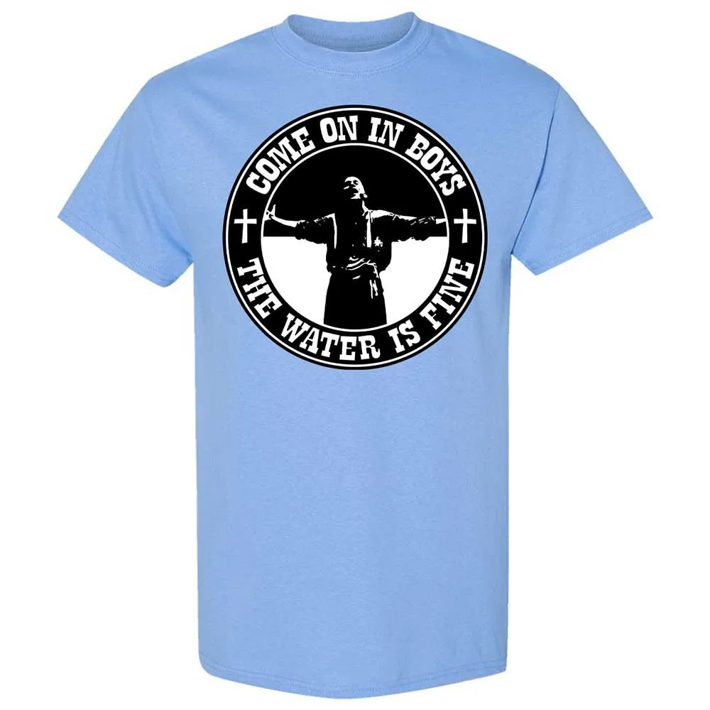Come on in boys, the water is fine - Carolina Blue - 19