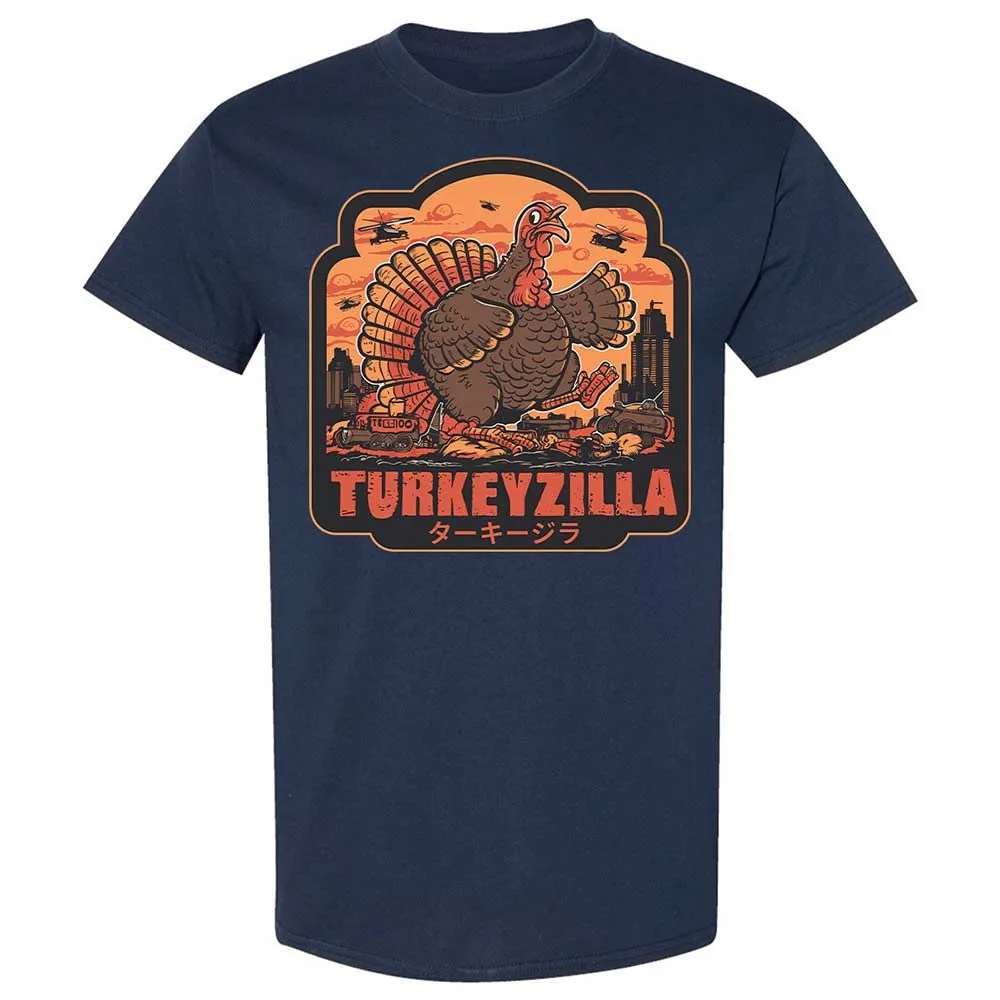 Turkeyzilla Funny Monster Turkey - Navy - 2