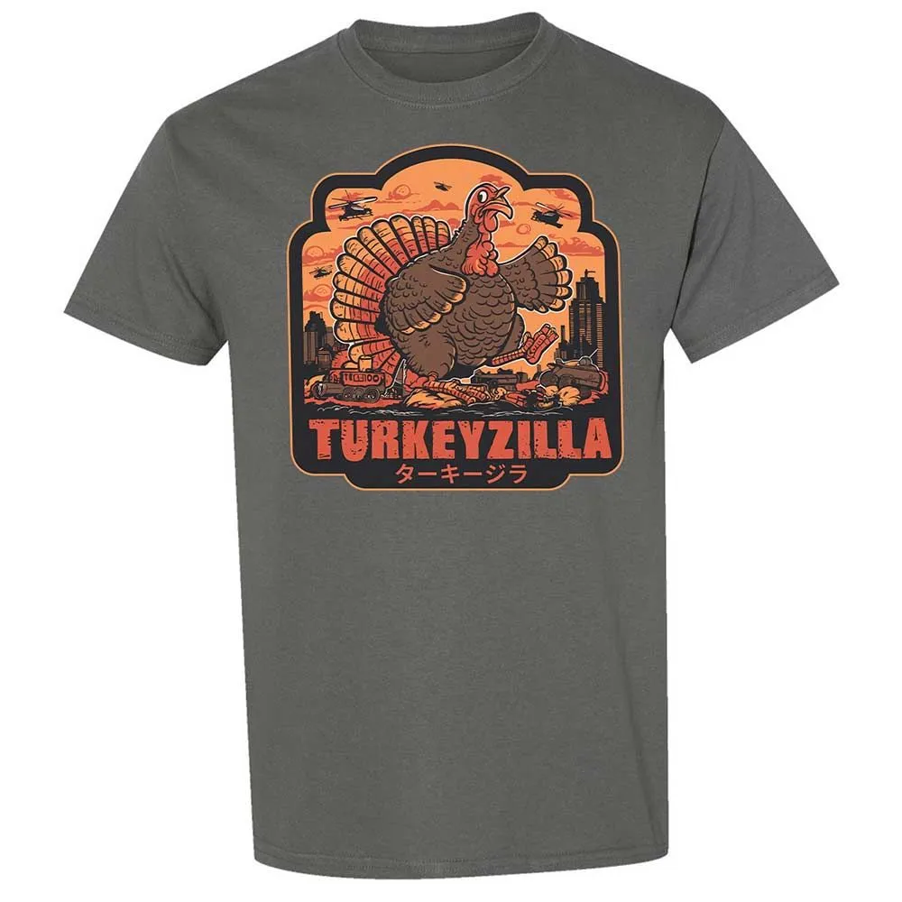 Turkeyzilla Funny Monster Turkey - Charcoal - 4