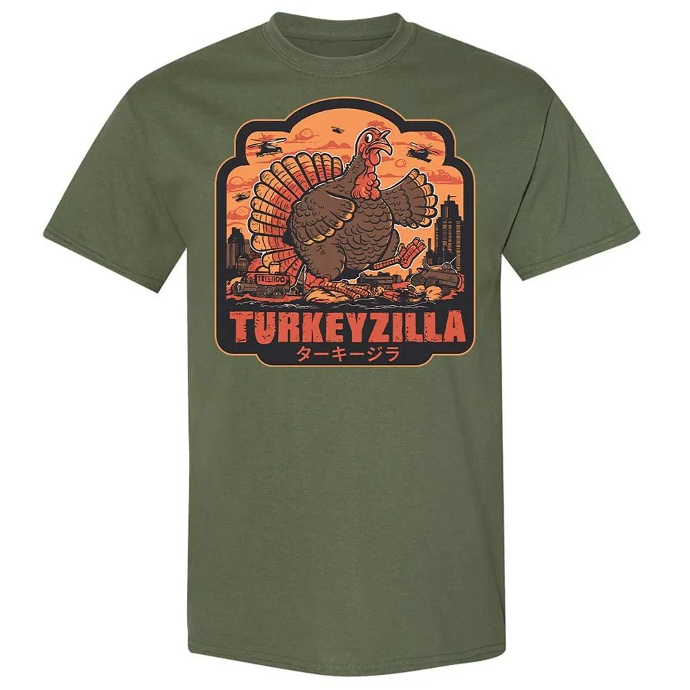 Turkeyzilla Funny Monster Turkey - Military Green - 9