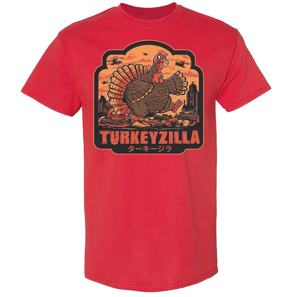Turkeyzilla Funny Monster Turkey - Red - 10