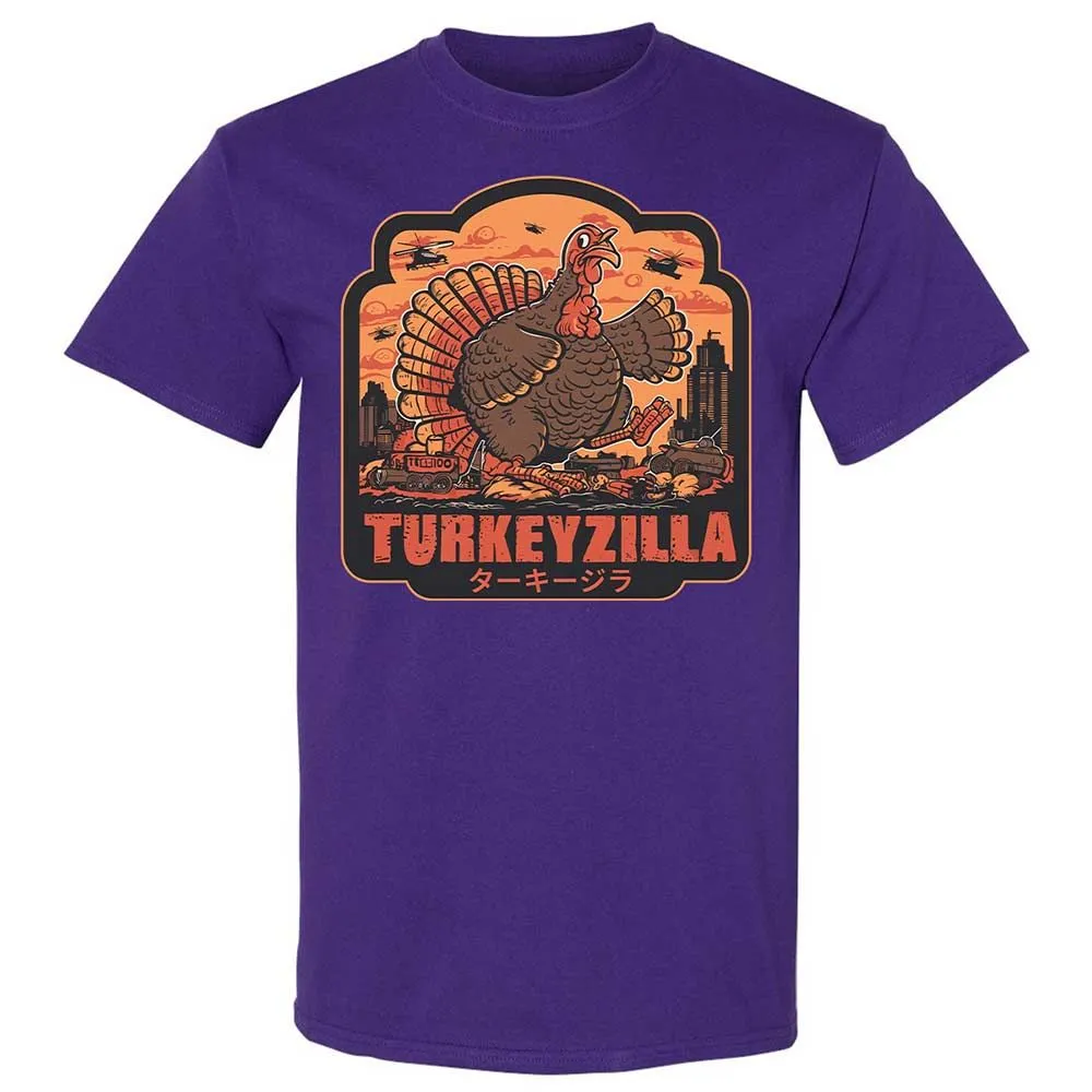 Turkeyzilla Funny Monster Turkey - Purple - 12