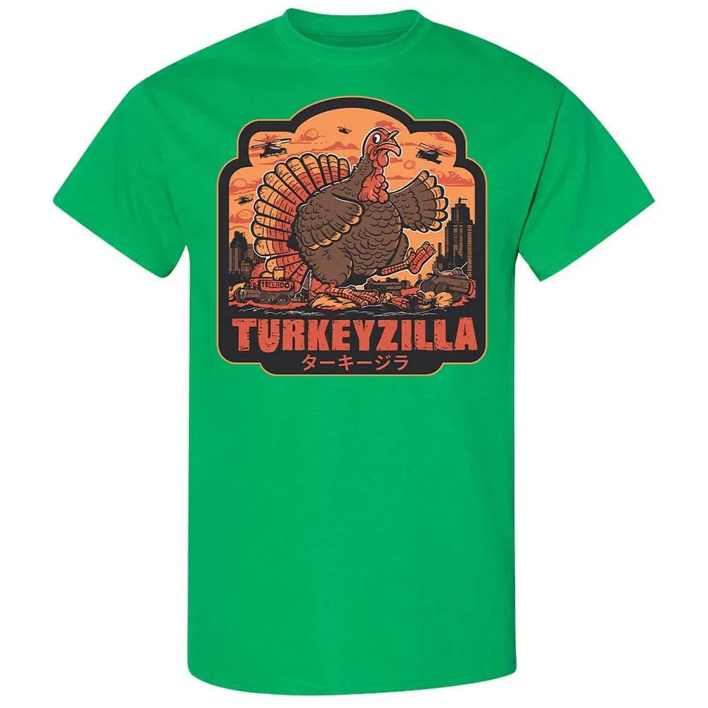 Turkeyzilla Funny Monster Turkey - Irish Green - 13