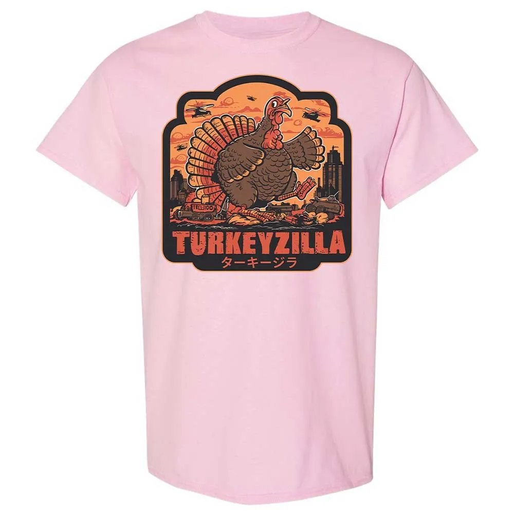Turkeyzilla Funny Monster Turkey - Light Pink - 14
