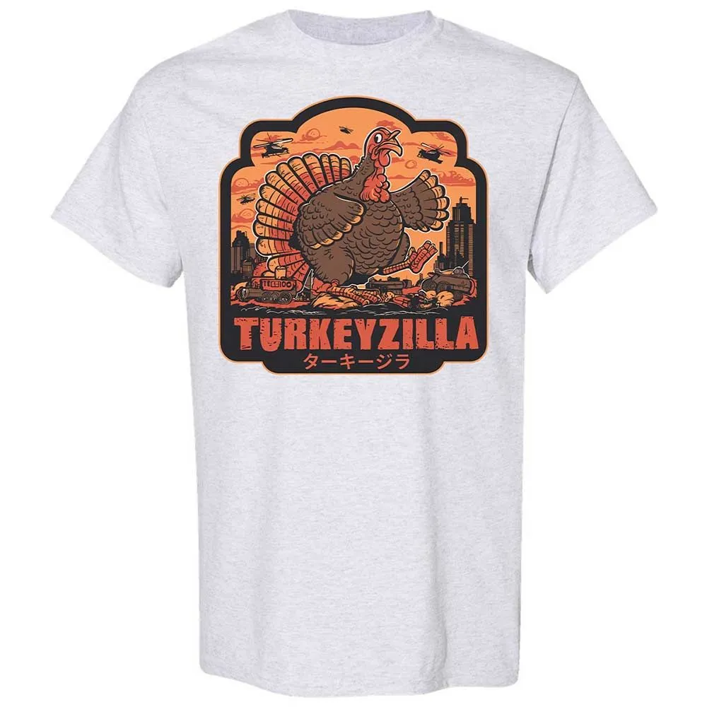 Turkeyzilla Funny Monster Turkey - Ash - 15