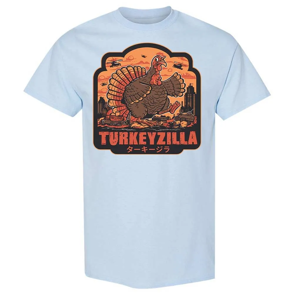 Turkeyzilla Funny Monster Turkey - Light Blue - 20