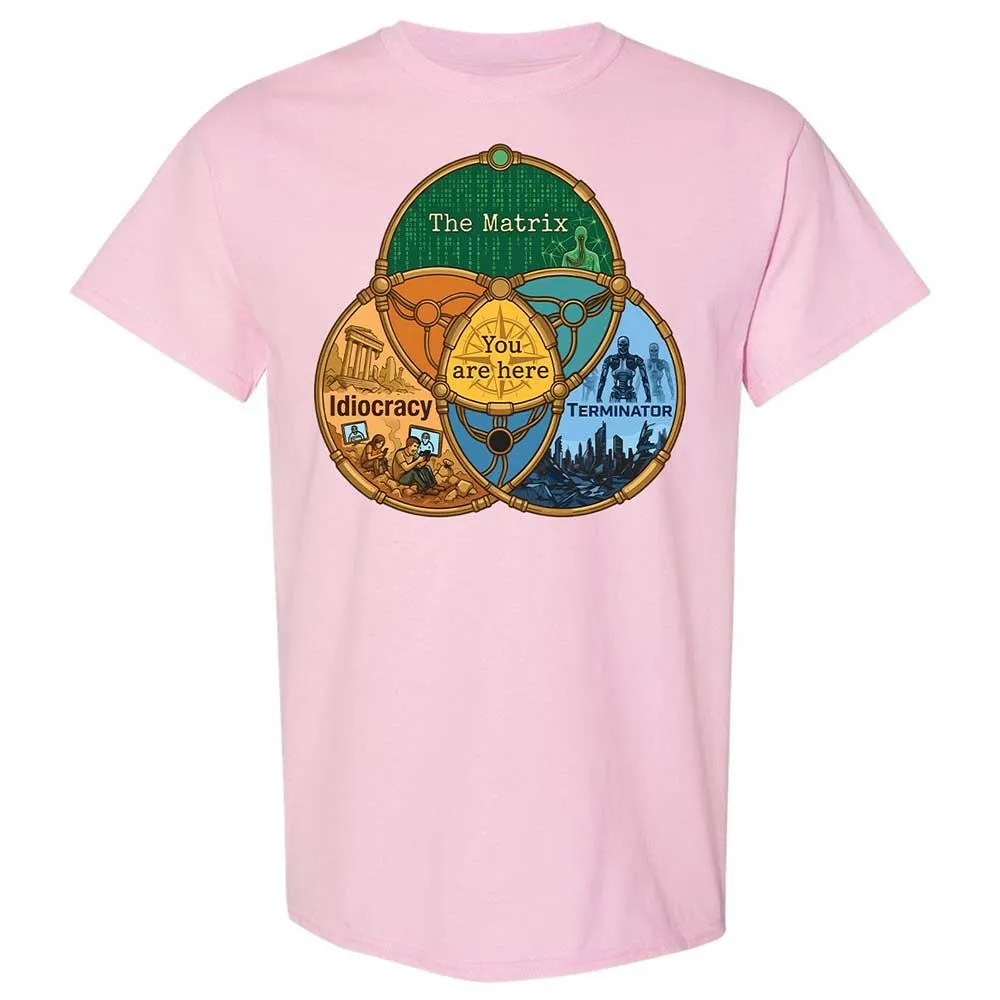 You are here - Light Pink - 14