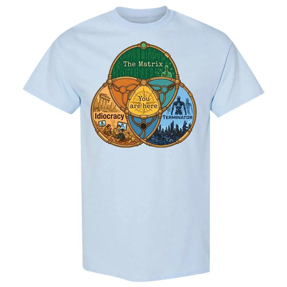 You are here - Light Blue - 20