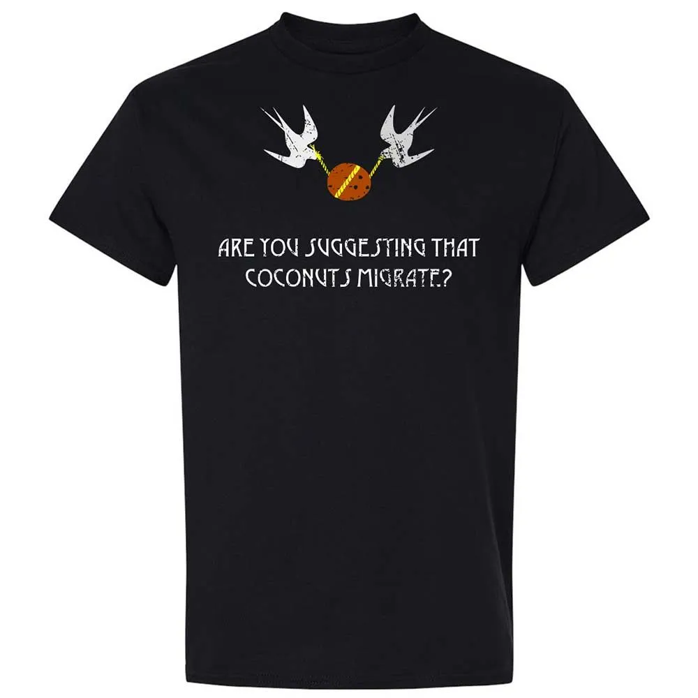 Are you suggesting that coconuts migrate - Black - 1
