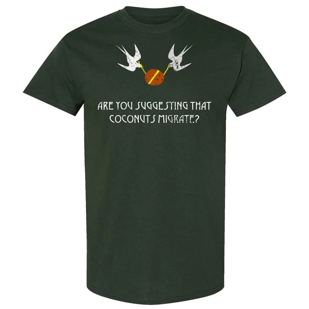 Are you suggesting that coconuts migrate - Forest Green - 5