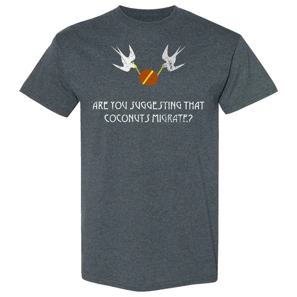 Are you suggesting that coconuts migrate - Dark Heather - 6