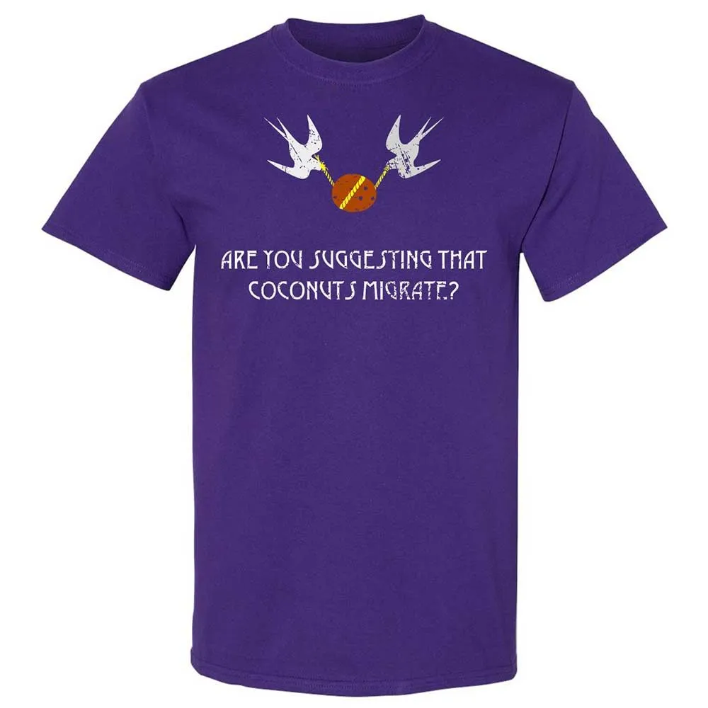 Are you suggesting that coconuts migrate - Purple - 12