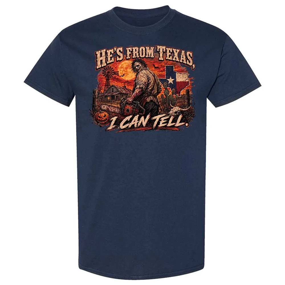 He's From Texas - Navy - 2