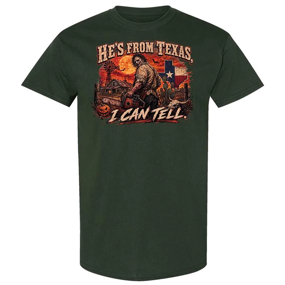 He's From Texas - Forest Green - 5