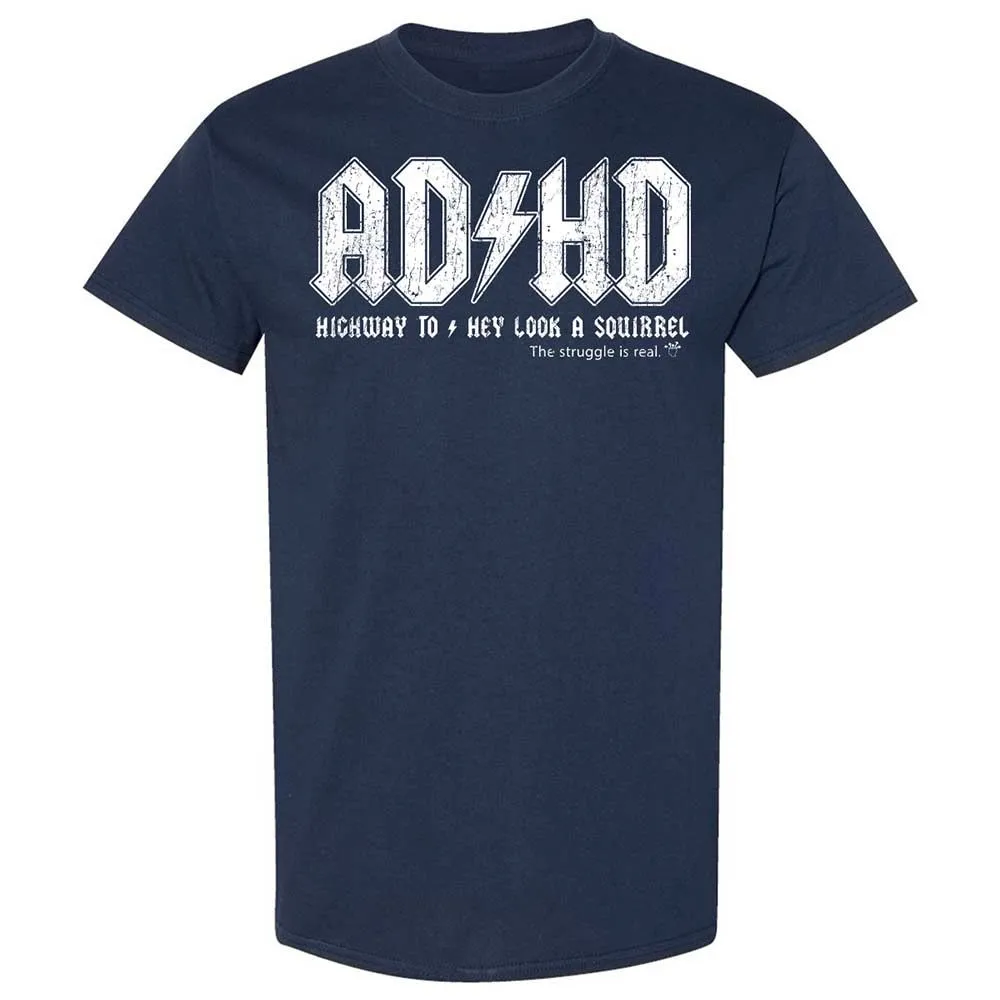 Highway To Hey Look A Squirrel - Navy - 2