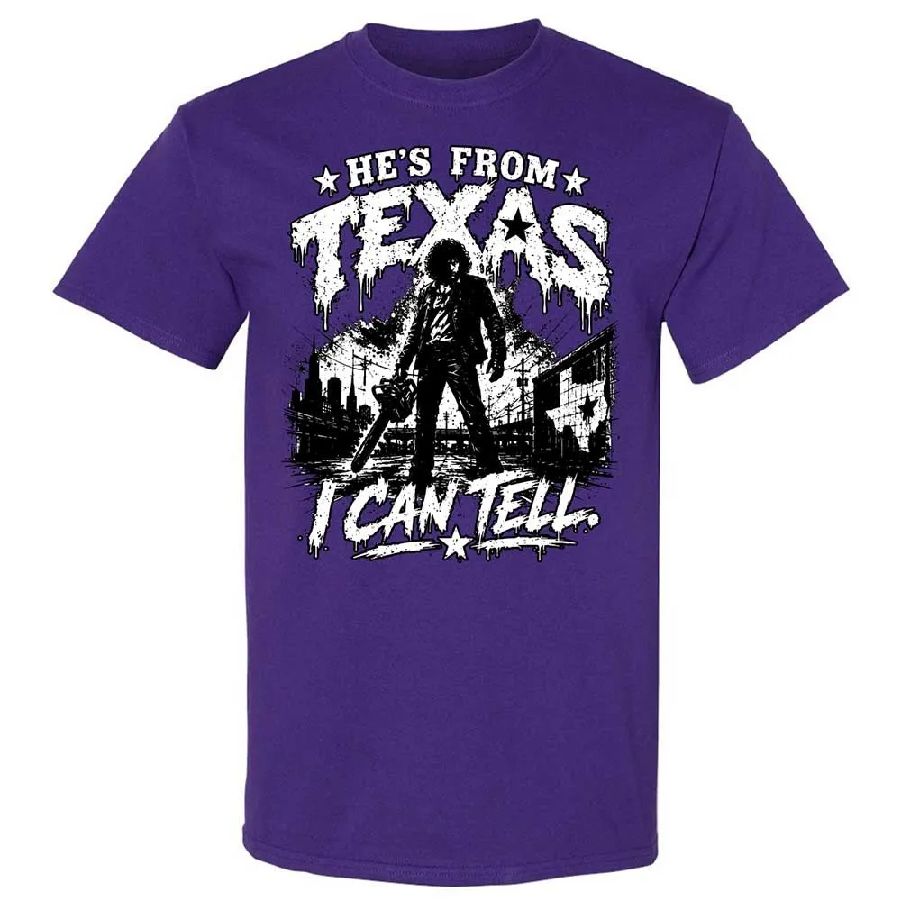 He's from Texas - Purple - 12
