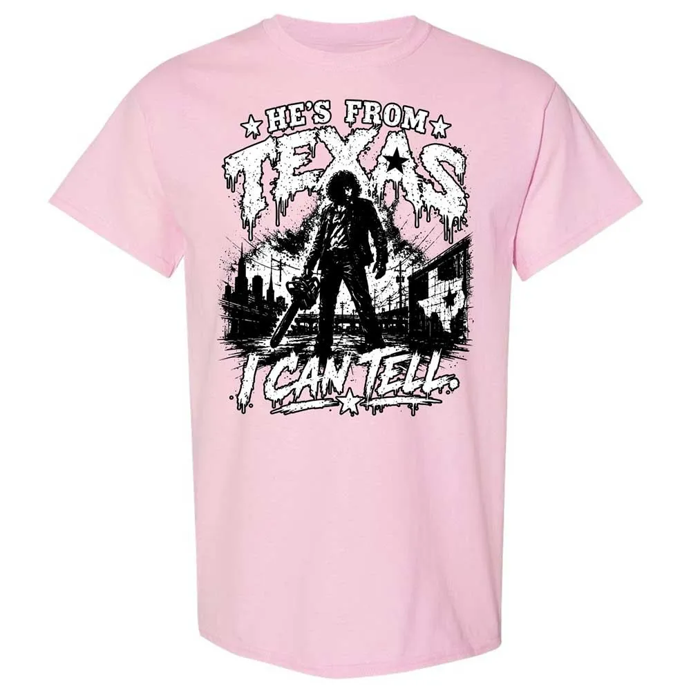 He's from Texas - Light Pink - 14