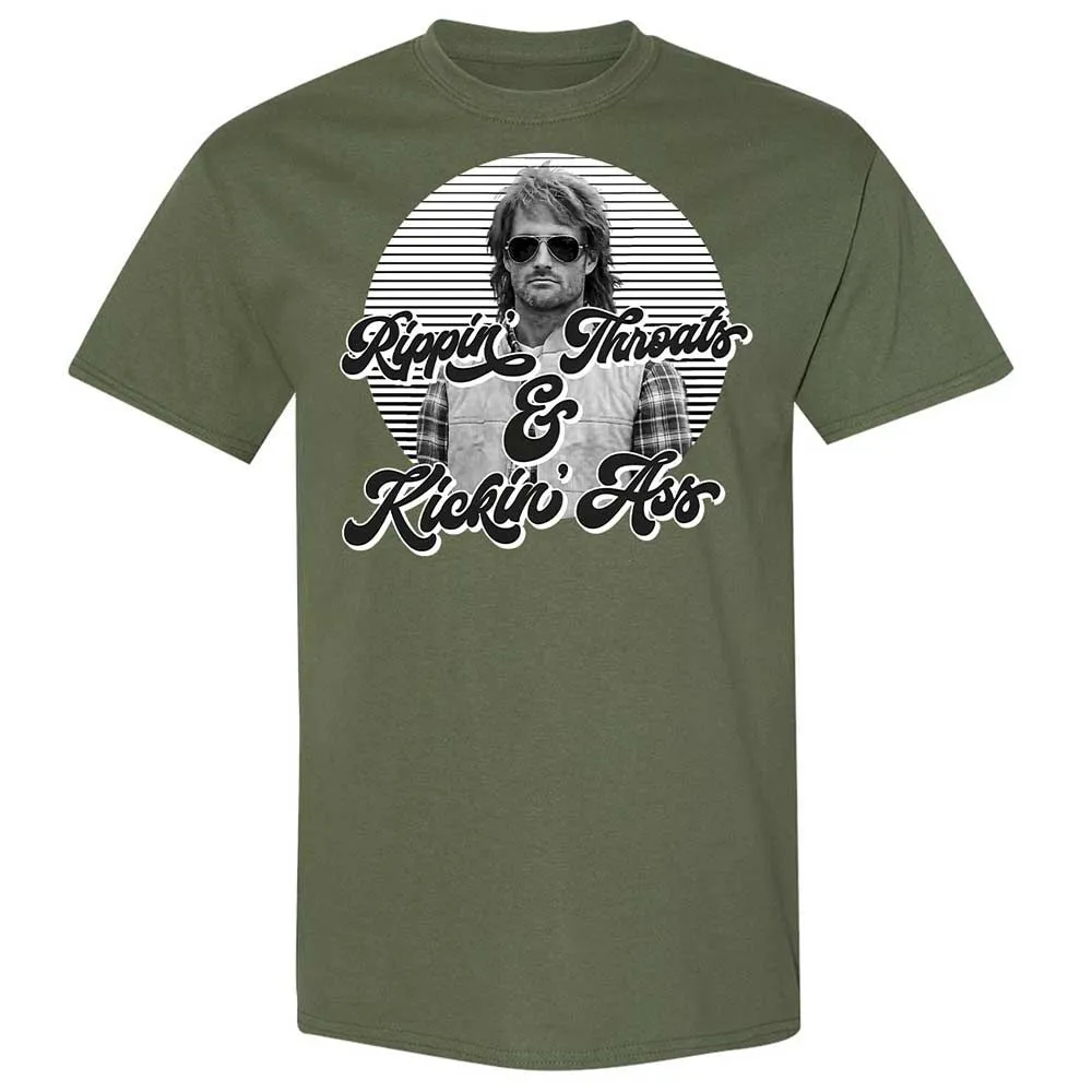 Rippin Throats and Kickin Ass - Military Green - 9