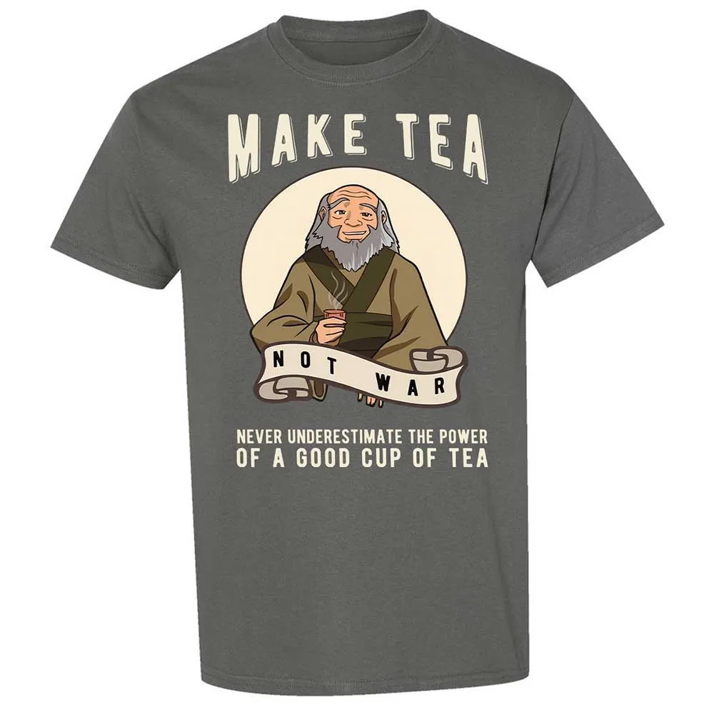 Make Tea Not War - Charcoal - 4