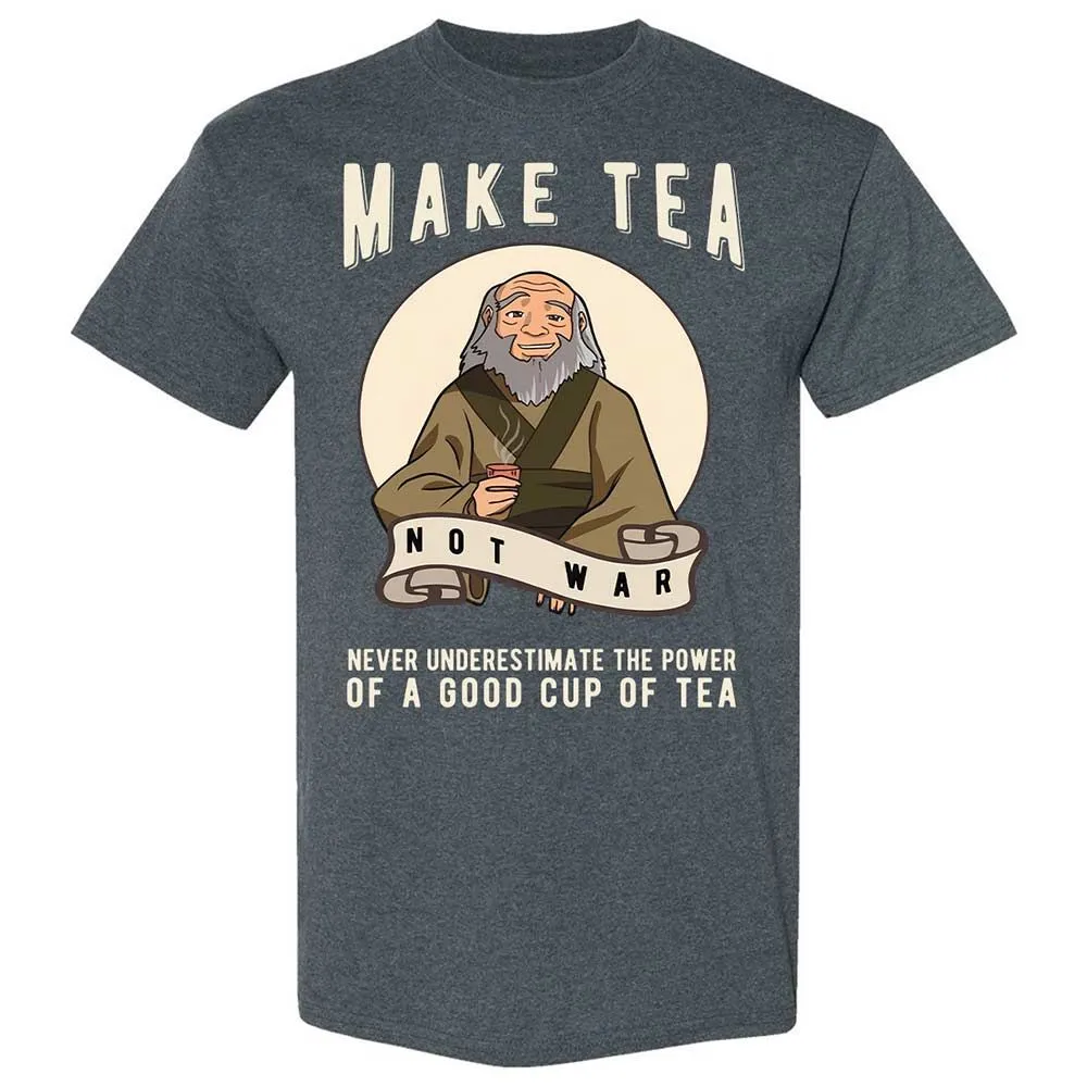 Make Tea Not War - Dark Heather - 6