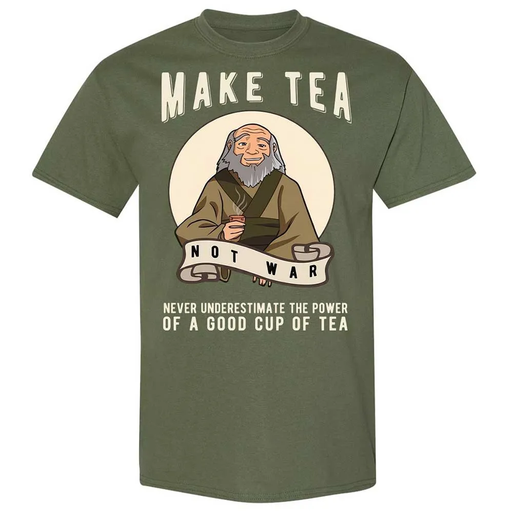 Make Tea Not War - Military Green - 9