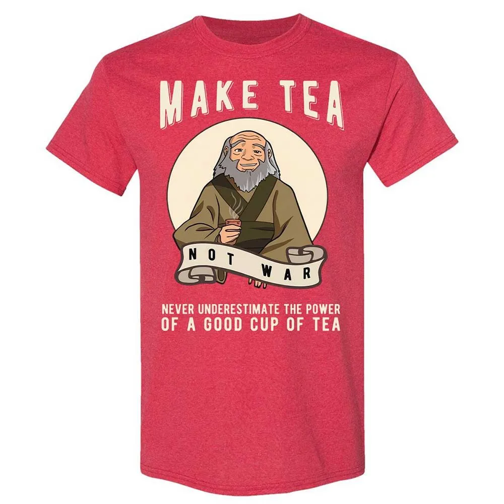Make Tea Not War - Heather Red - 11