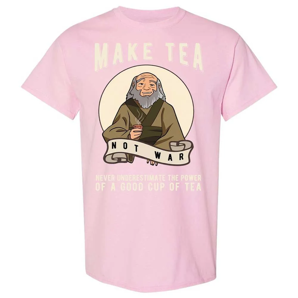 Make Tea Not War - Light Pink - 14