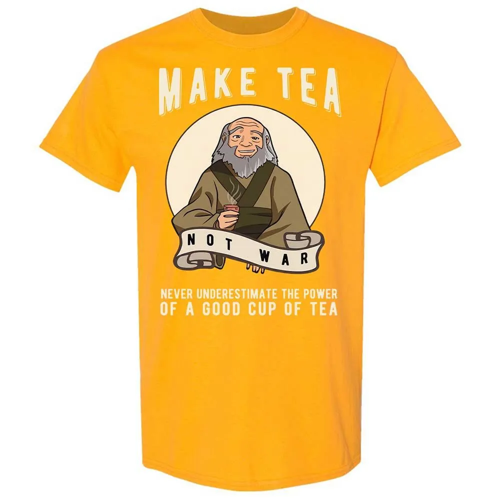 Make Tea Not War - Gold - 18