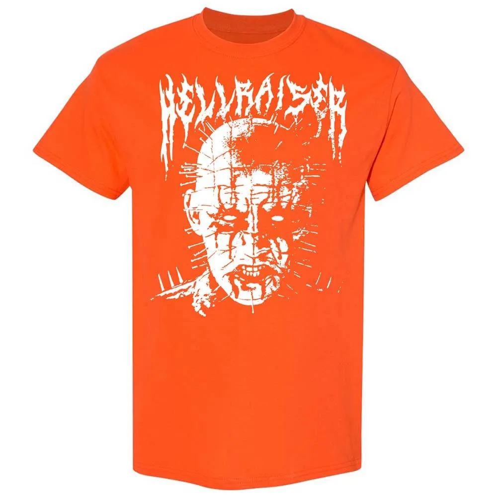 Black Metal Pinhead - Orange - 17