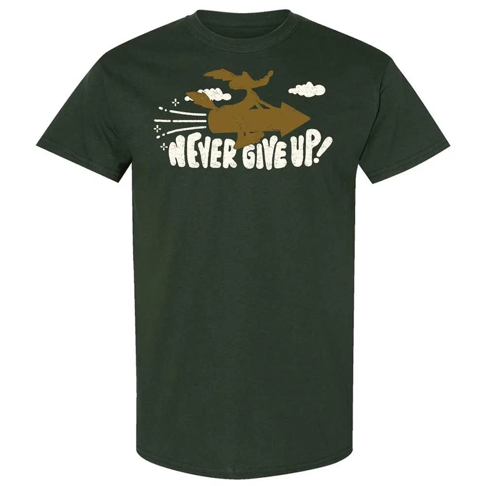 Never Give Up on Your Dreams - Forest Green - 5