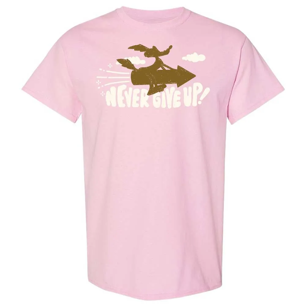 Never Give Up on Your Dreams - Light Pink - 14