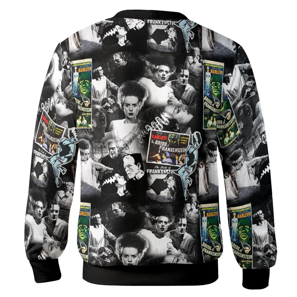 Bride of Frankenstein Collage Cardigan - 3