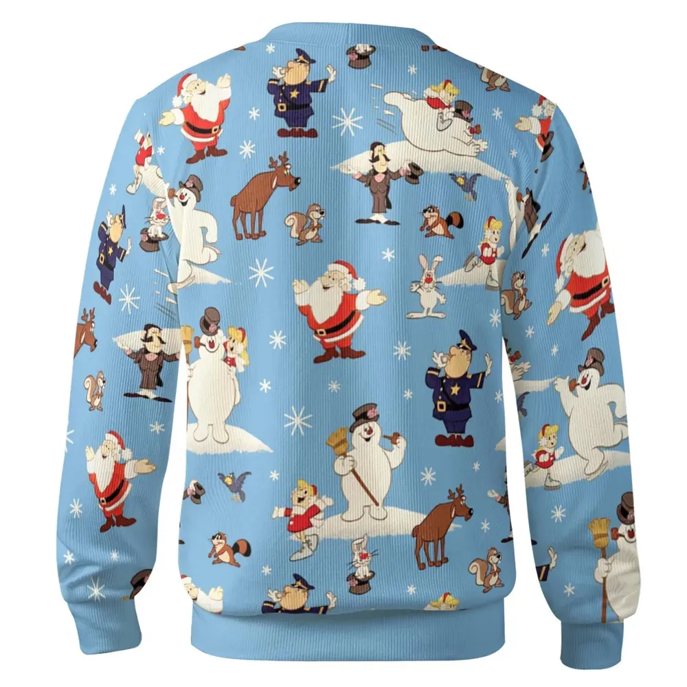 Frosty the Snowman Christmas Characters Cardigan - 3