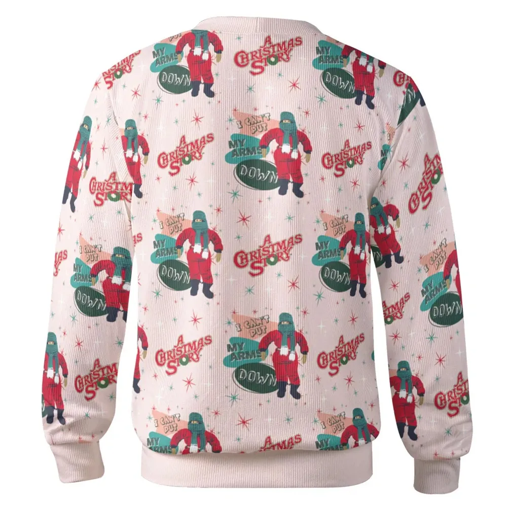 I Can't Put My Arms Down A Christmas Story Cardigan - 3