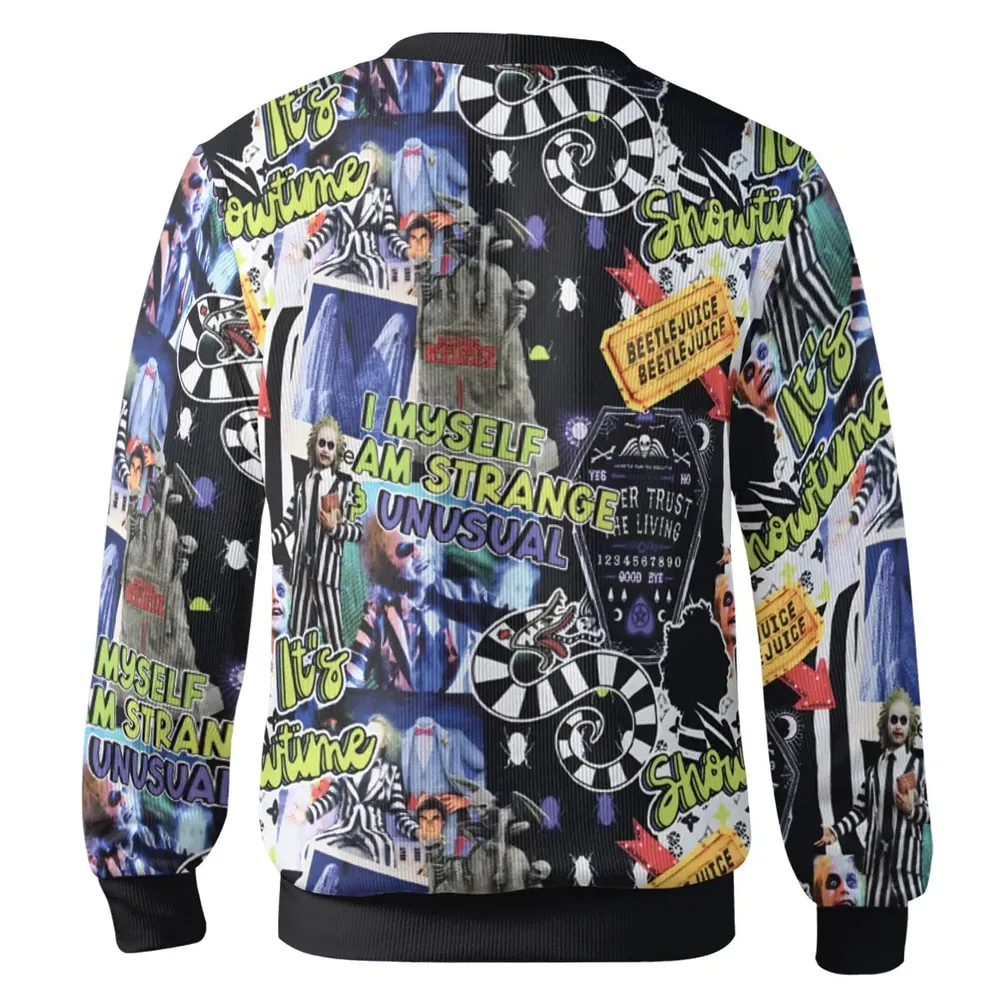 I Myself Am Strange Unusual Beetlejuice Cardigan - 3