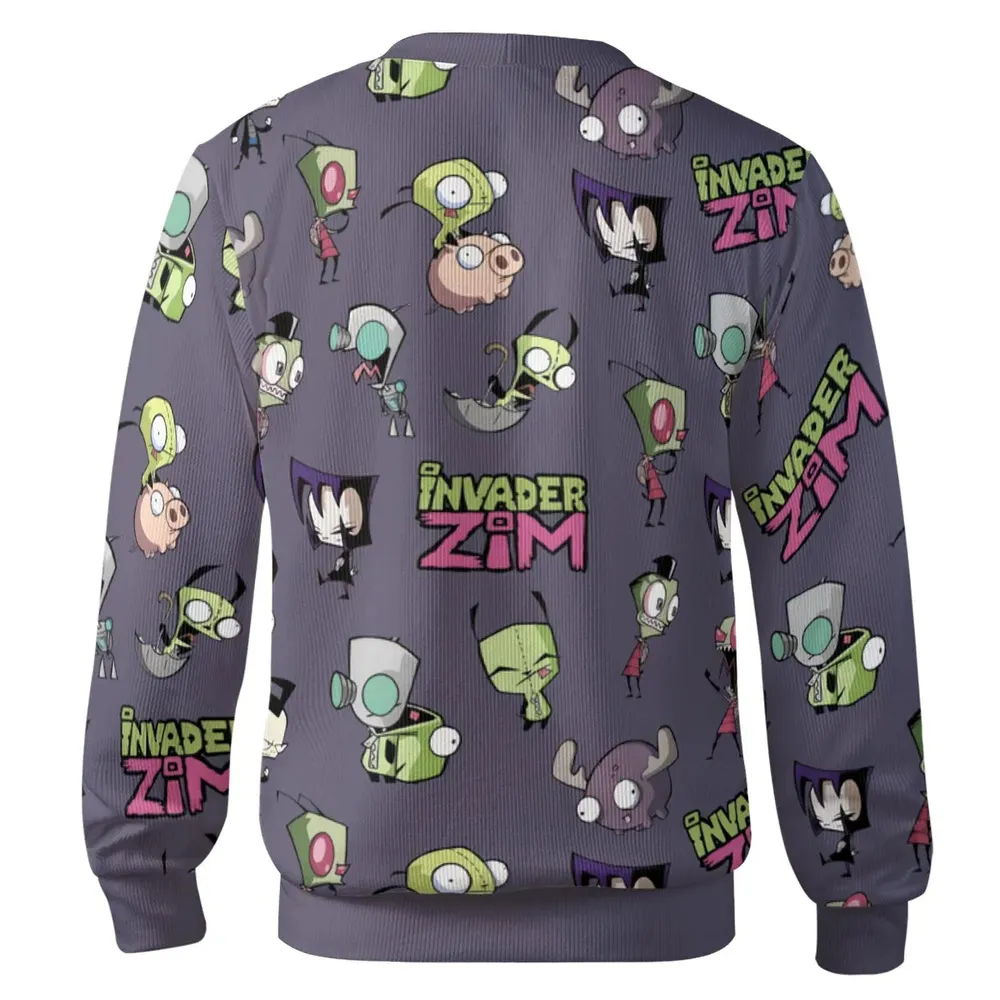 Invader Zim Pattern Cardigan - 3