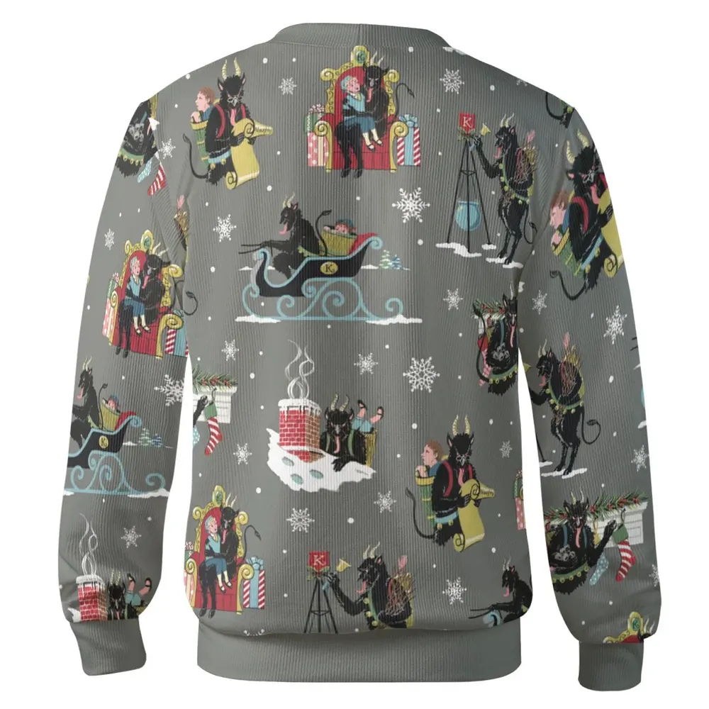 Unusual Christmas Krampus Cardigan - 3