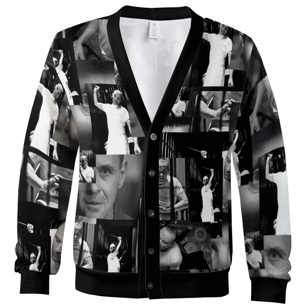 Hannibal Lecter The Silence of the Lambs Cardigan - 2