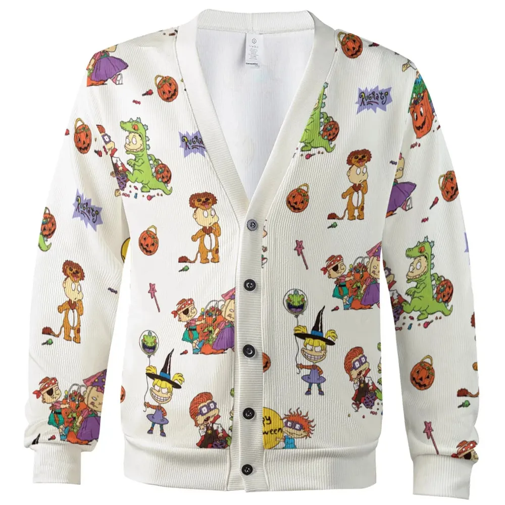 Rugrats Happy Halloween Pattern Cardigan - 2