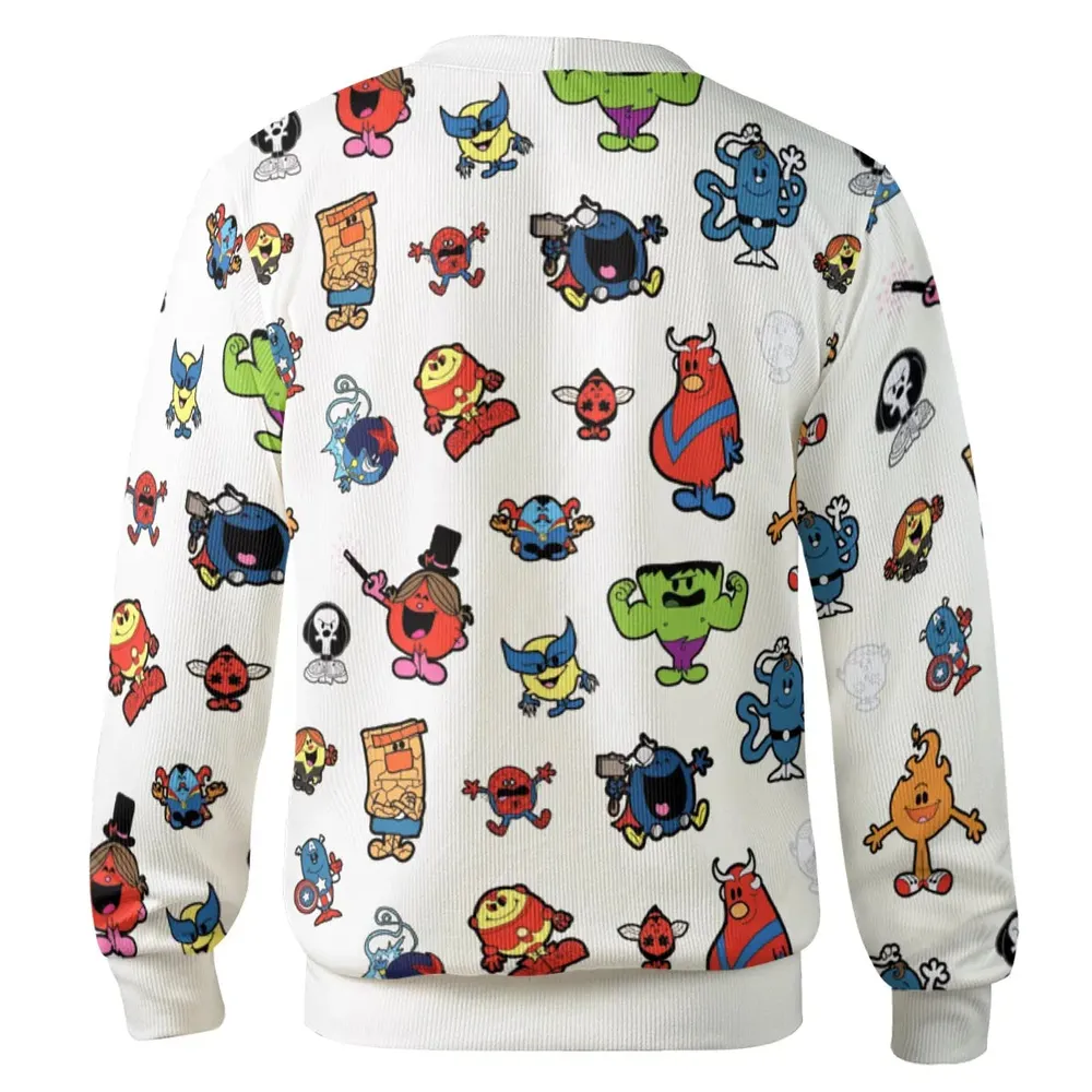 Marvel Characters And Mr Men Pattern Cardigan - 3