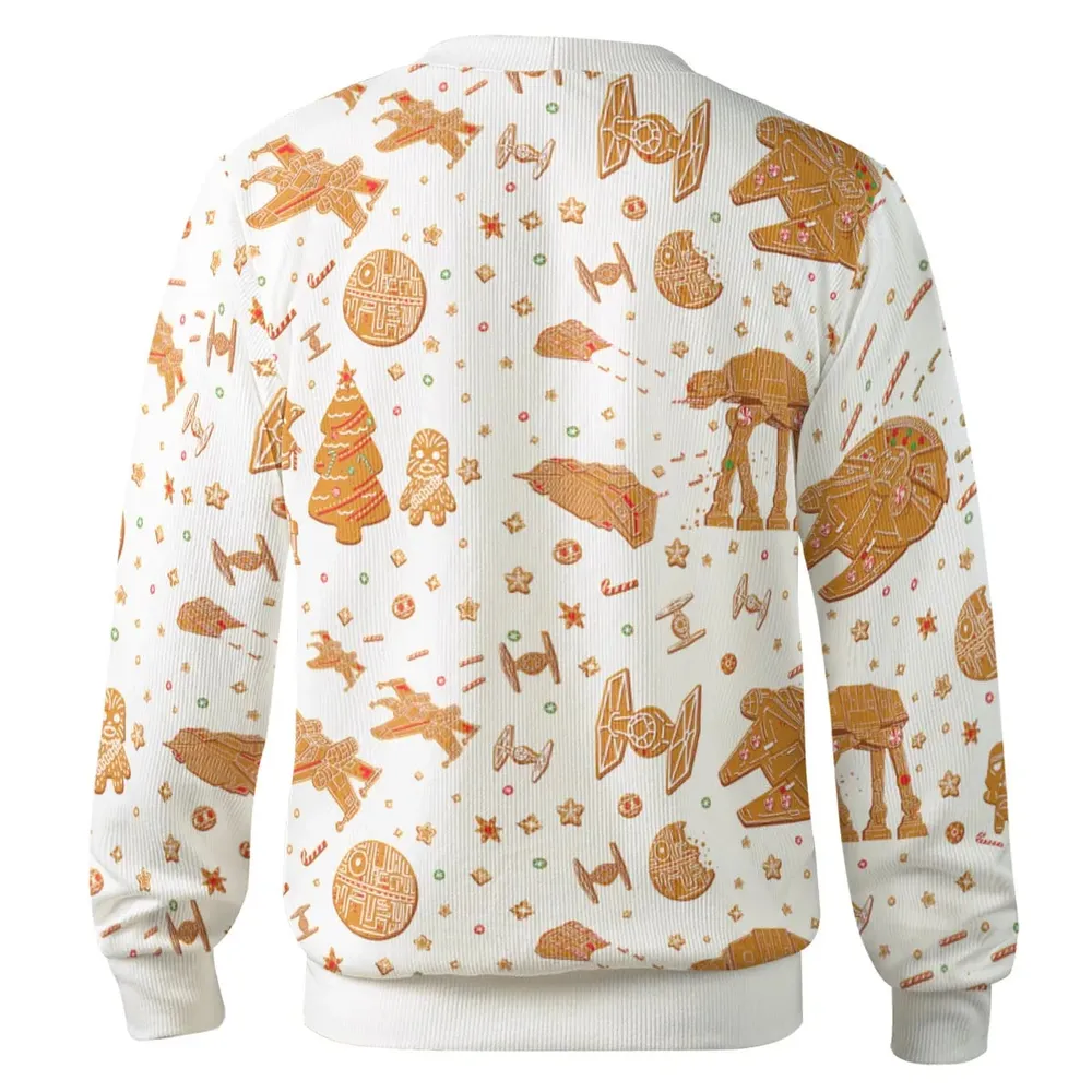 Gingerbread Christmas Star Wars Cardigan - 3