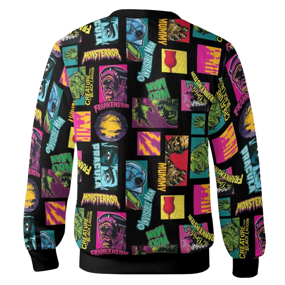 Monster Pop Movies Halloween Cardigan - 3