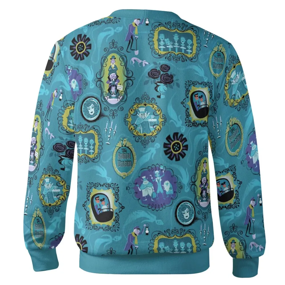 Haunted Mansion Pattern Cardigan - 3