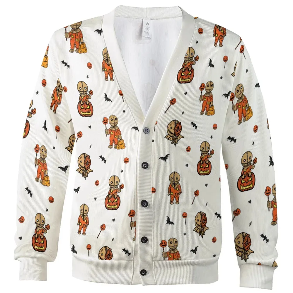 Pumpkin Sam Trick 'r Treat Horror Cardigan - 2