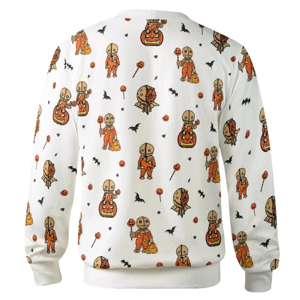 Pumpkin Sam Trick 'r Treat Horror Cardigan - 3