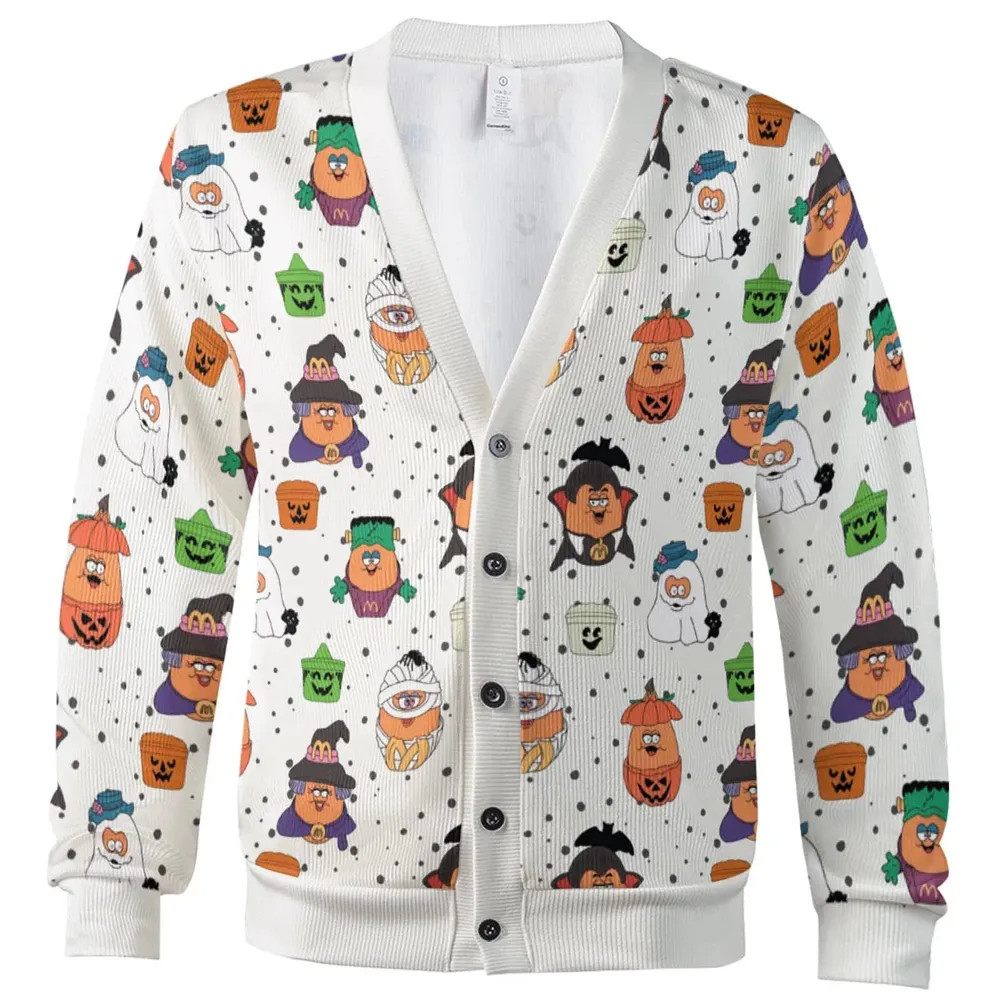 Memorable Friends McNugget Buddies Mcdonalds 1992 Cardigan - 2