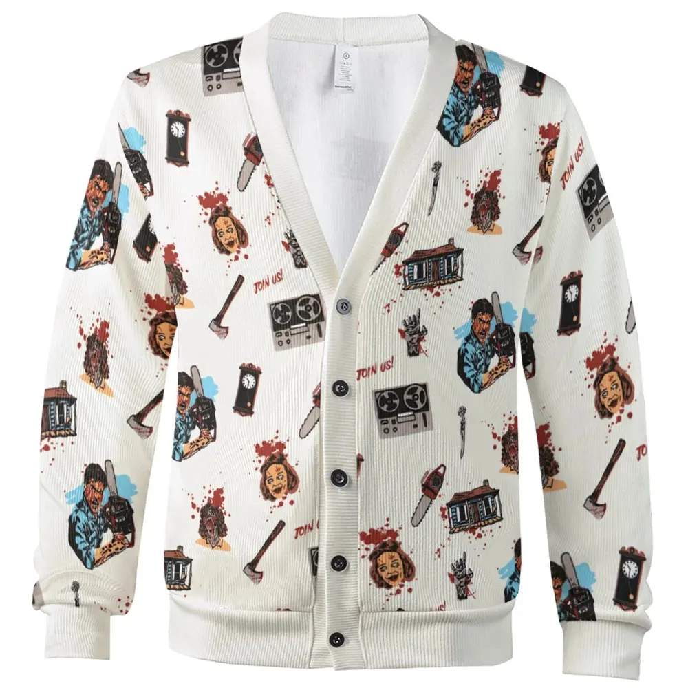 Supernatural Horror Evil Dead Halloween Cardigan - 2