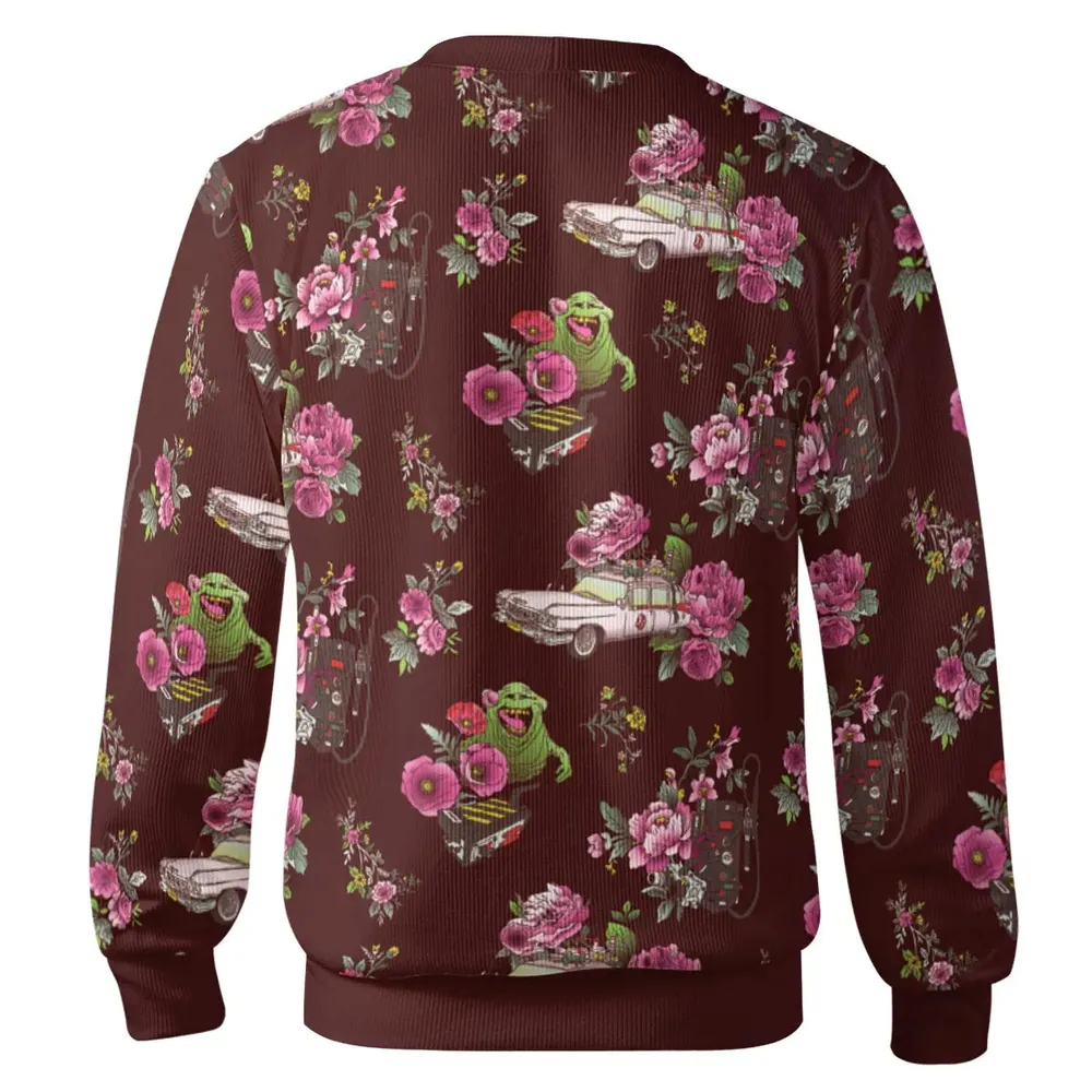 Slimer Ecto-1 Proton Pack Floral Ghostbusters Cardigan - 3
